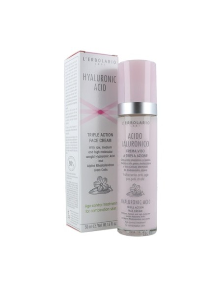 Ácido Hialurónico Crema de Cara para Pieles Mixtas 50 ml L'Erbolario