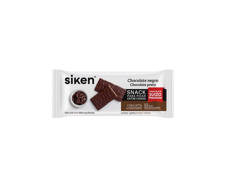 Siken Form snack time galleta chocolate negro 25 g SIKEN