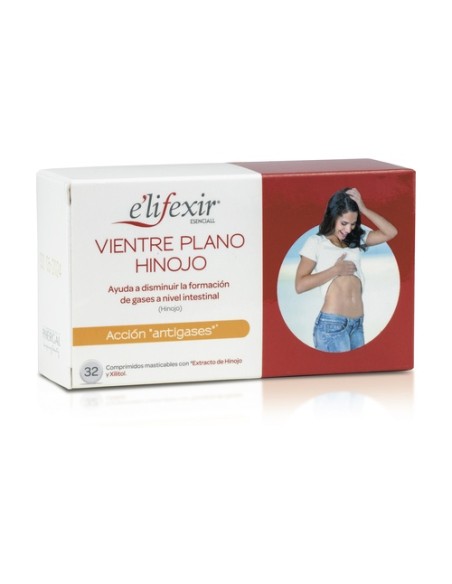 E'lifexir® Esenciall vientre plano hinojo 32 comprimidos masticables Elifexir