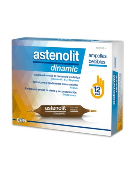 Astenolit-Dinamic 12 ampollas Astenolit