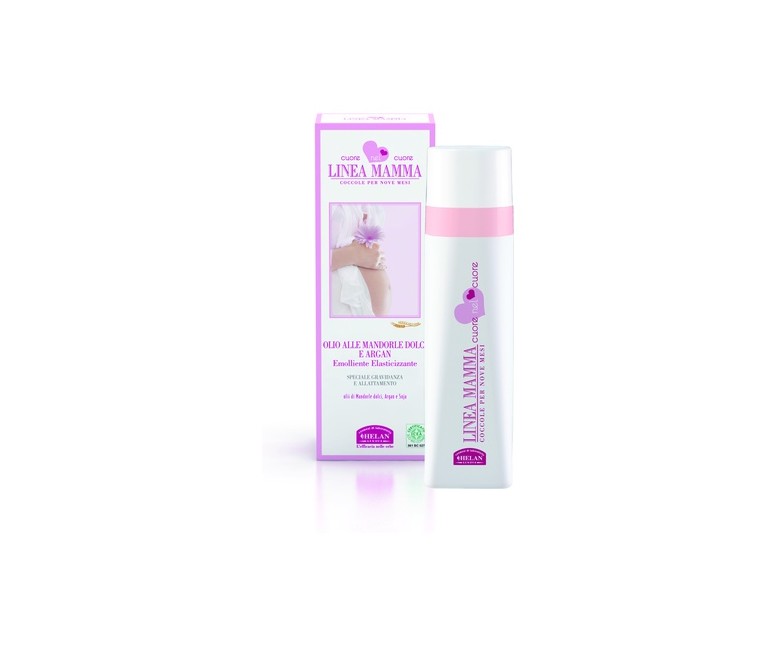Linea mamma Aceite de almendras dulces y argán 200 ml de aceite Helan