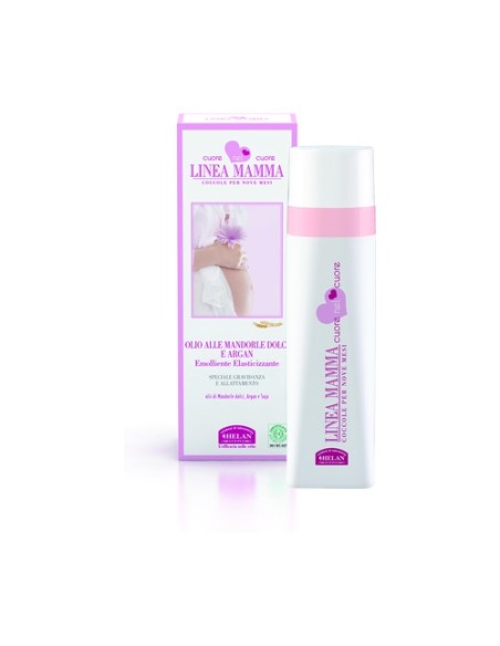 Linea mamma Aceite de almendras dulces y argán 200 ml de aceite Helan