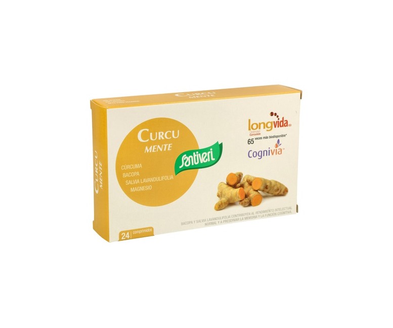 Curcu Mente 24 comprimidos Santiveri
