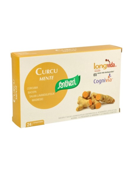 Curcu Mente 24 comprimidos Santiveri