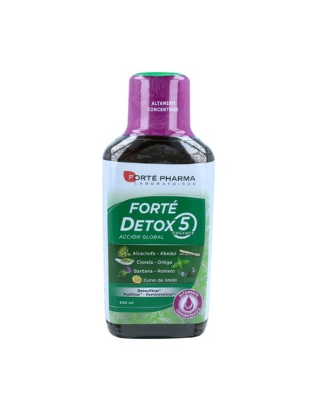 Forté Detox 5 Órganos 500 ml Forté Pharma