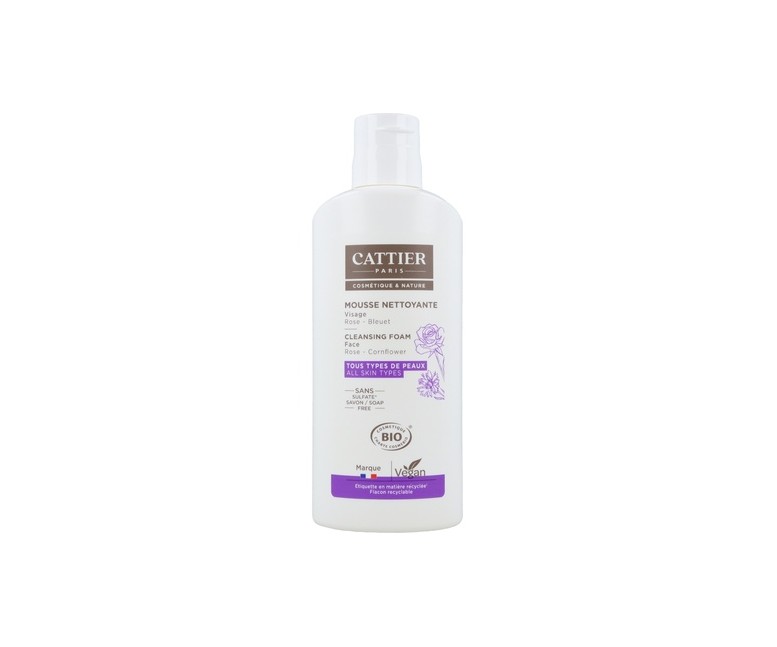 Espuma Limpiadora Facial Sin Jabon 150 ml Cattier