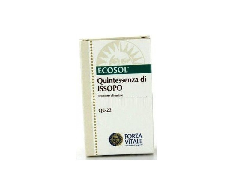 Quinta Esencia Hisopo vías respiratorias 10 ml de aceite esencial Forza Vitale