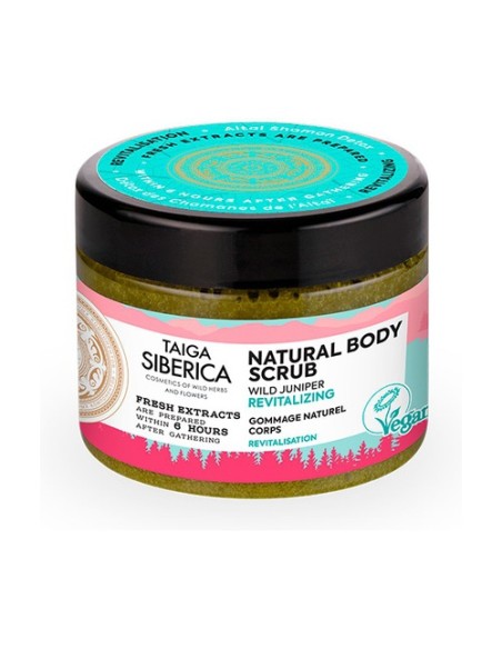Exfoliante corporal natural Revitalizante 300 ml Natura Siberica