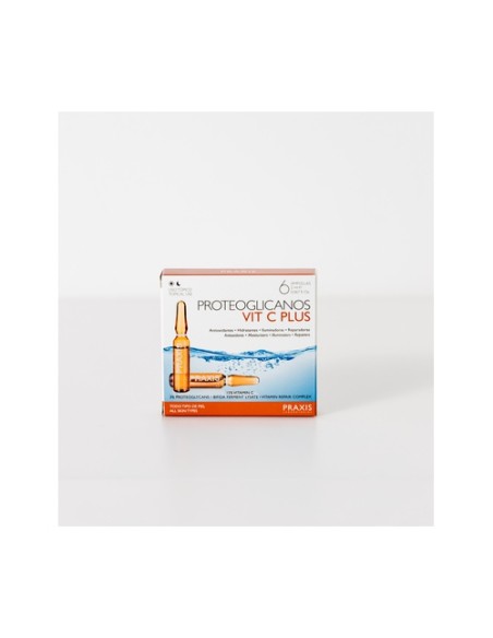 Proteoglicanos vitamina C plus 6 ampollas de 2ml Praxis