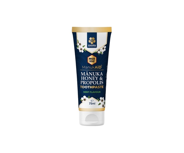Dentífrico MGO 550+ Manuka Honey & Propolis 75 ml de crema (Menta) Manuka New Zealand