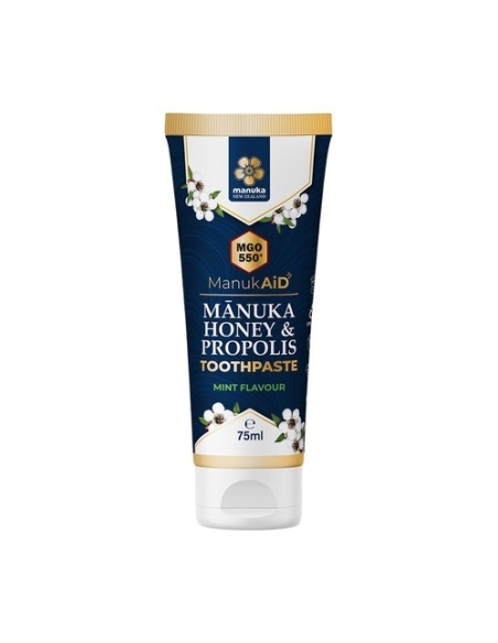 Dentífrico MGO 550+ Manuka Honey & Propolis 75 ml de crema (Menta) Manuka New Zealand