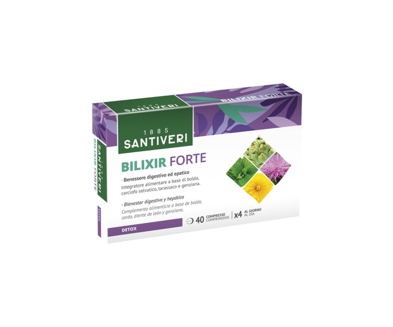 Bilixir Forte Cápsulas 40 tabletas Santiveri