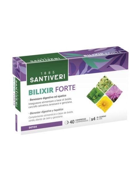 Bilixir Forte Cápsulas 40 tabletas Santiveri