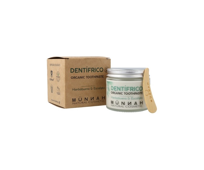 Dentífrico hierbabuena y eucalipto 135 g de crema Münnah