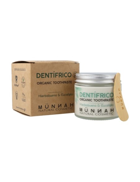 Dentífrico hierbabuena y eucalipto 135 g de crema Münnah