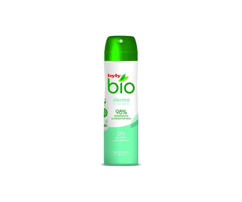 Desodorante spray bio dermo 0% aluminio y alcohol 75 ml Byly