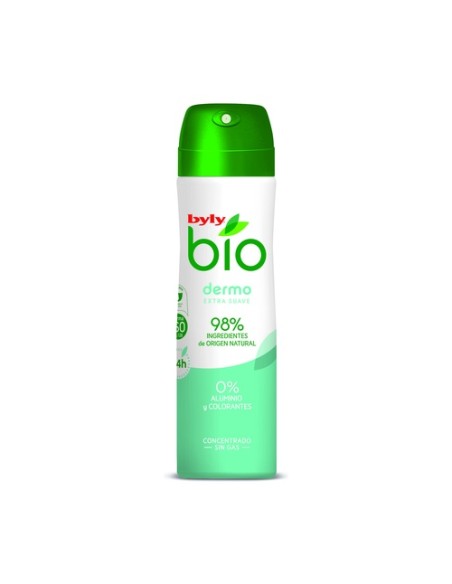 Desodorante spray bio dermo 0% aluminio y alcohol 75 ml Byly