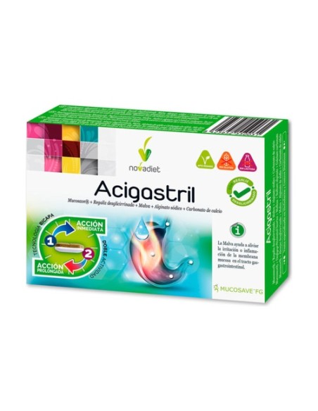 Acigastril bienestar gástrico 30 comprimidos Nova Diet
