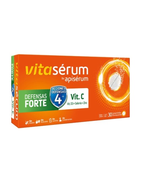 Vitaserum Defensas Forte 30 tabletas efervescentes Apiserum
