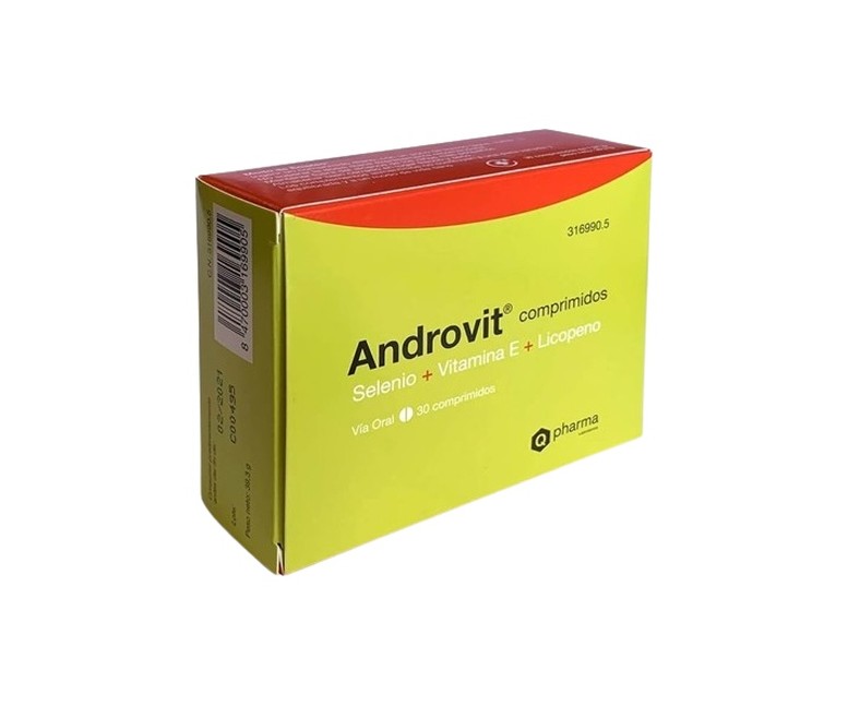 Androvit (multinutrientes hombres) 30 comprimidos Q Pharma