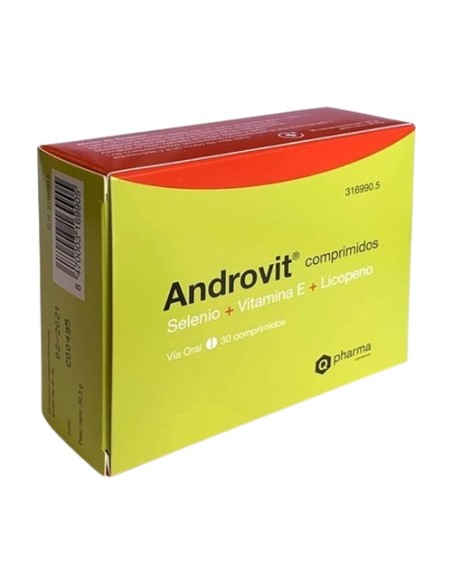 Androvit (multinutrientes hombres) 30 comprimidos Q Pharma