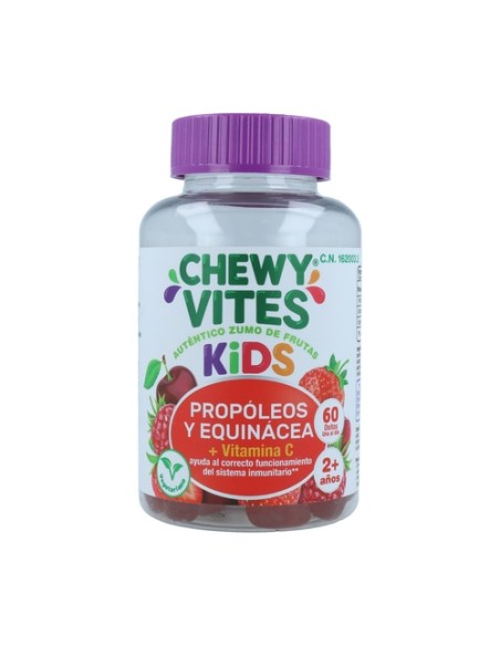 Propóleo y equinácea + vitamina C 60 gominolas Chewy Vites