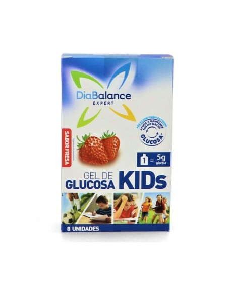 Gel glucosa kids 8 unidades (Fresa) Diabalance