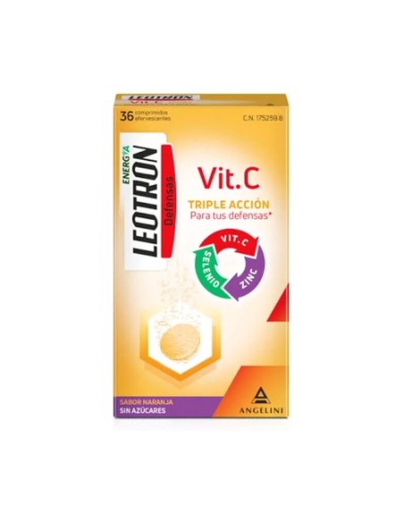 Leotron Angelini Vit. C 36 comprimidos (Naranja) Leotron