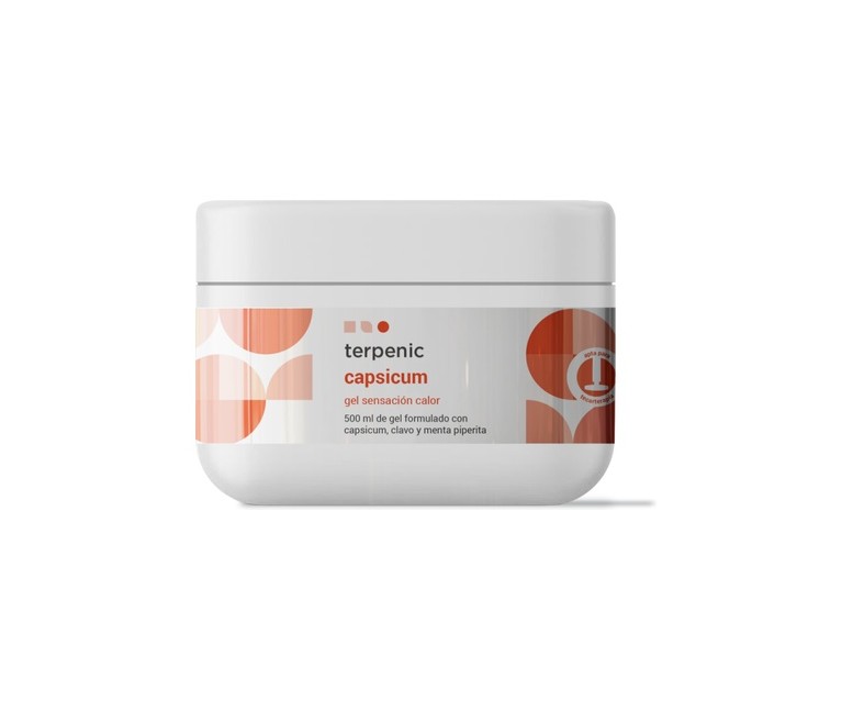 Capsicum gel calmante efecto calor 500 ml 500 ml de gel Terpenic