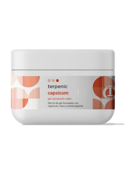 Capsicum gel calmante efecto calor 500 ml 500 ml de gel Terpenic