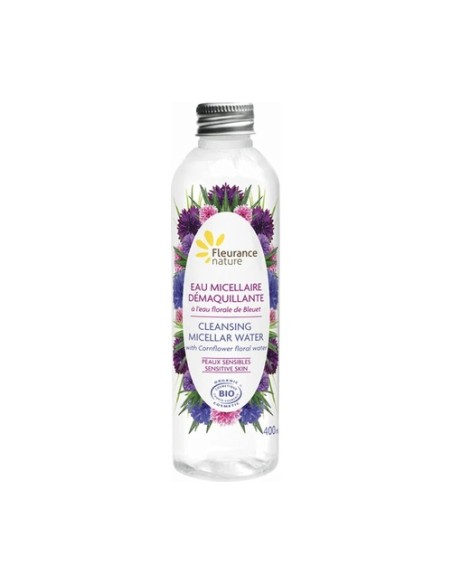 Agua micelar desmaquillante aciano Bio 400 ml Fleurance Nature