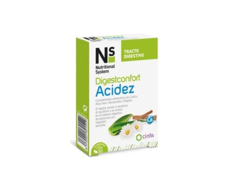 Digestconfort acidez 30 comprimidos NS