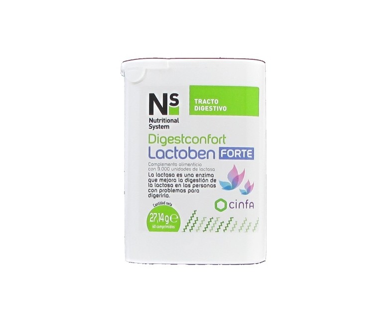 Digestconfort Lactoben Forte 60 comprimidos Nutritional System