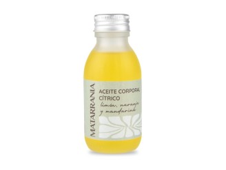 Aceite hidratante corporal de limón, naranja y mandarina