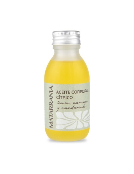 Aceite hidratante corporal de limón, naranja y mandarina 100 ml Matarrania