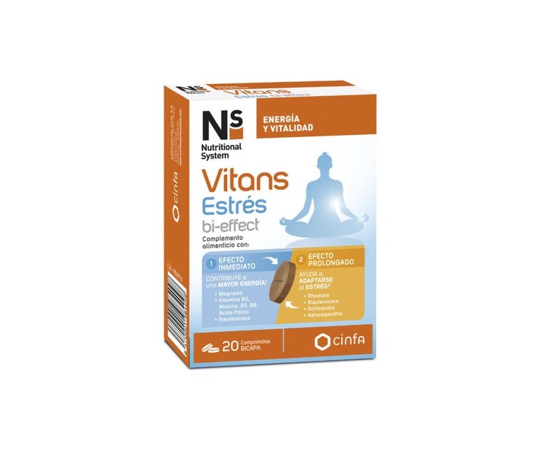Vitans estrés bi-effect 20 comprimidos NS