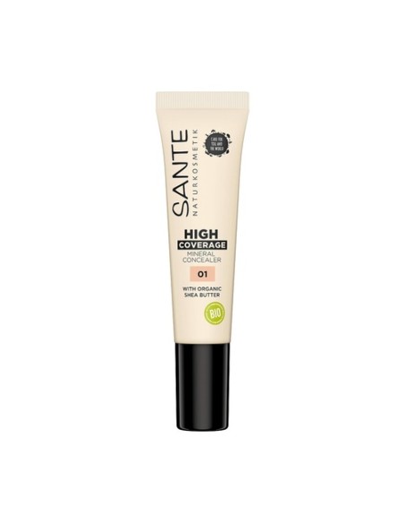 Corrector mineral alta cobertura 01 Neutral ivory 15 ml de crema Sante