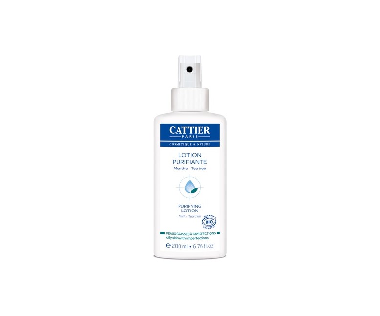 Loción purificante con árbol de té 200 ml Cattier