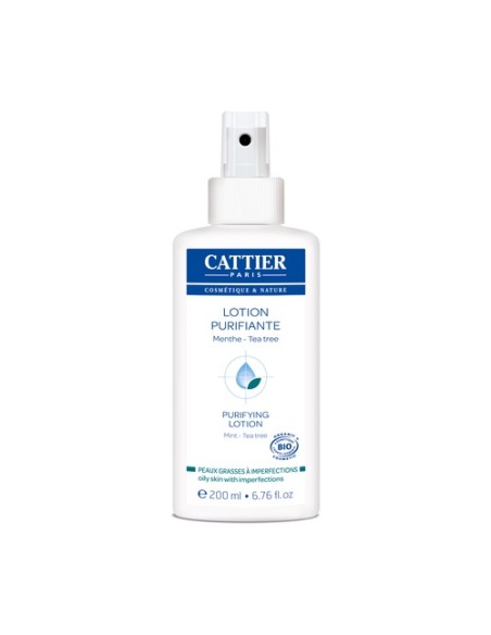 Loción purificante con árbol de té 200 ml Cattier