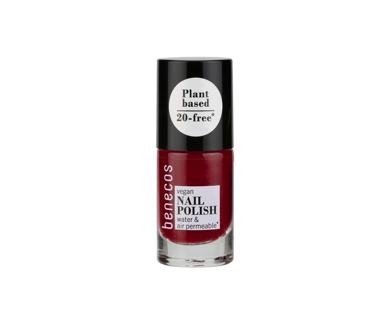 Esmalte de uñas rojo cereza 5 ml Benecos