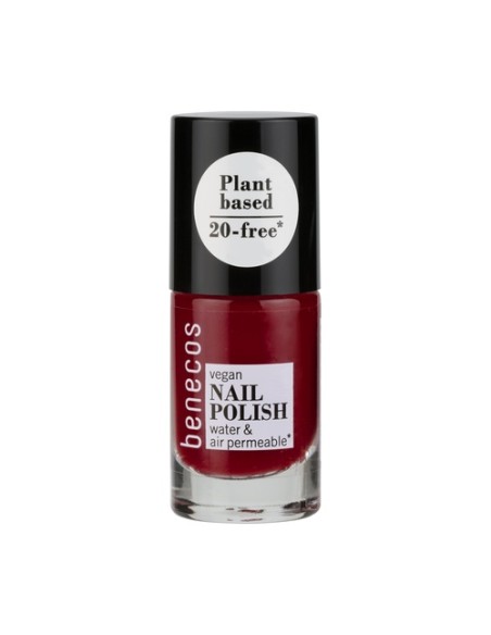 Esmalte de uñas rojo cereza 5 ml Benecos