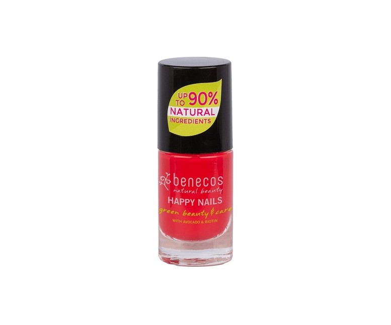 Esmalte de uñas rojo (verano caluroso) 5 ml Benecos