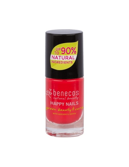 Esmalte de uñas rojo (verano caluroso) 5 ml Benecos