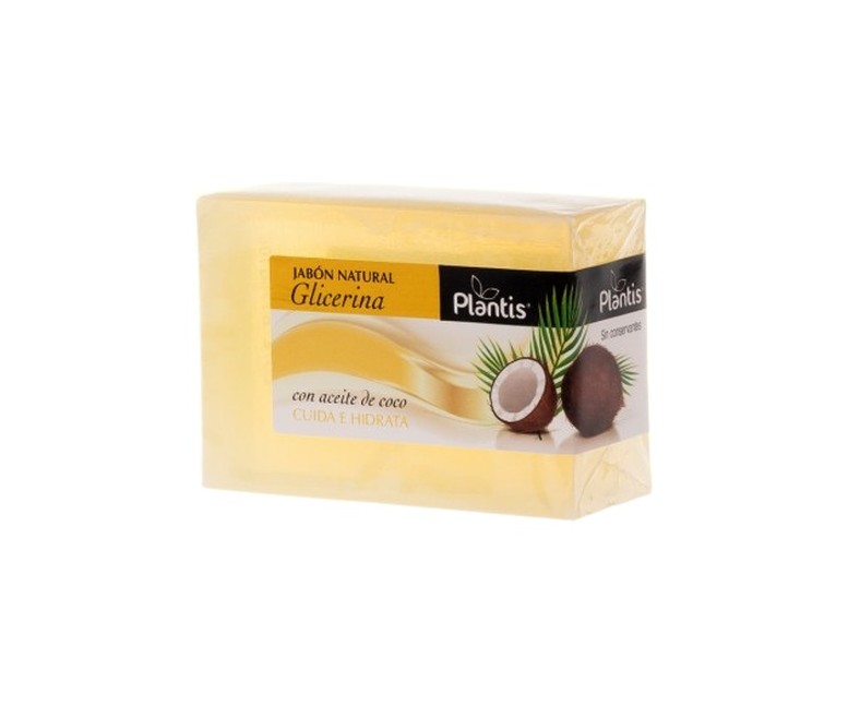 Jabón de glicerina con coco 120 g Plantis
