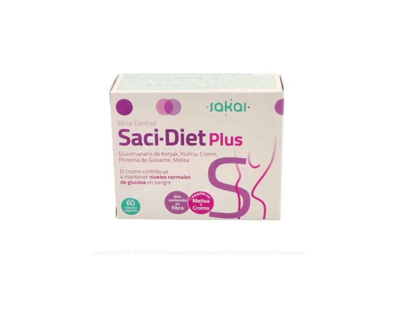 Sline control saci-diet plus calma tu apetito 60 cápsulas Sakai