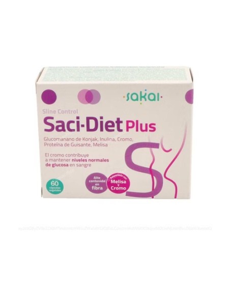 Sline control saci-diet plus calma tu apetito 60 cápsulas Sakai