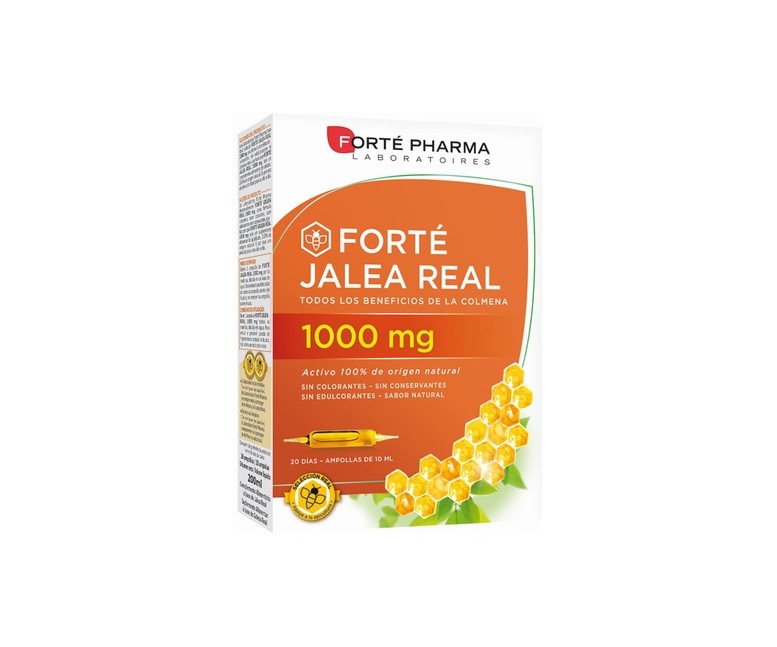Forté Jalea Real 1000 Mg 20 ampollas Forté Pharma