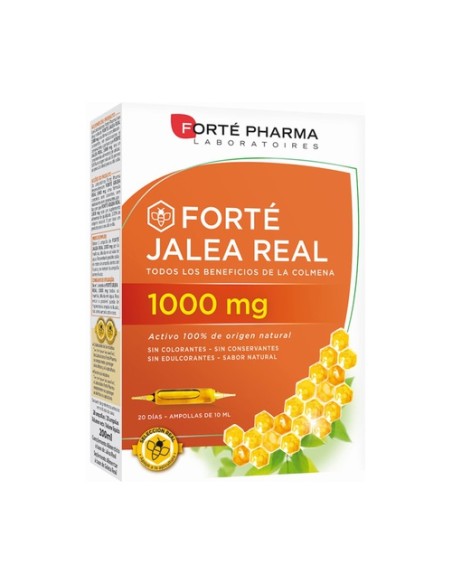 Forté Jalea Real 1000 Mg 20 ampollas Forté Pharma