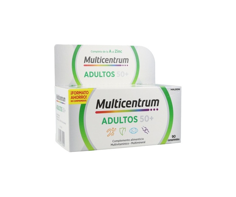 Multicentrum Adultos 50+ 90 comprimidos Multicentrum