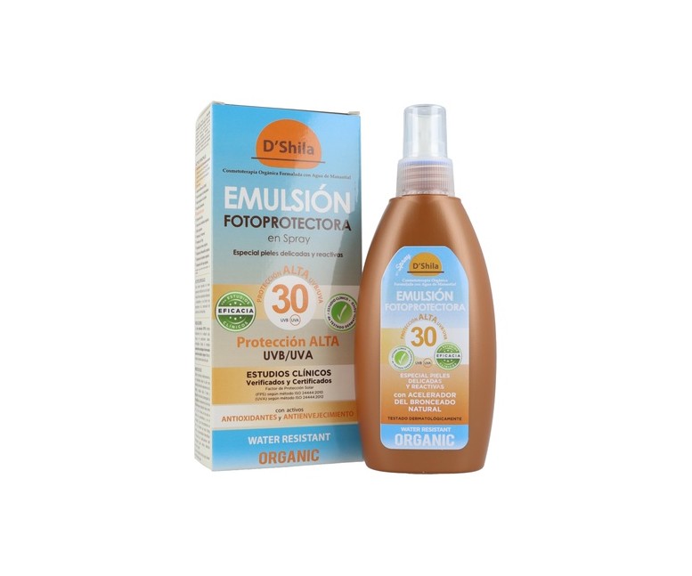 Solar SPF30 Fotoprotector 200 ml D'Shila